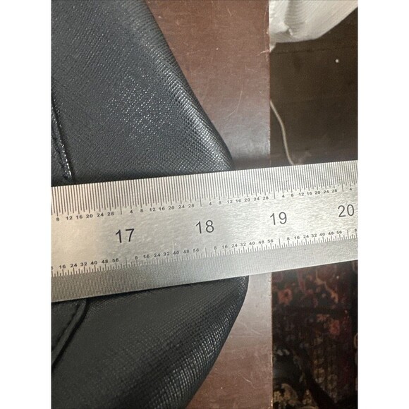 Kate Spade Leather Black Handbag Satchel Style Double Handles Classic Career - Picture 15 of 16